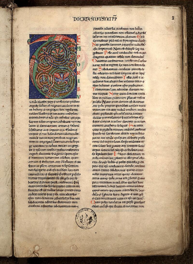 Douai, Bibl. mun., ms. 0582, t. II, f. 002 - vue 2