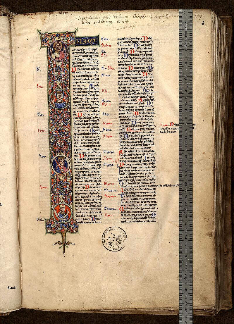 Douai, Bibl. mun., ms. 0590, f. 003 - vue 1