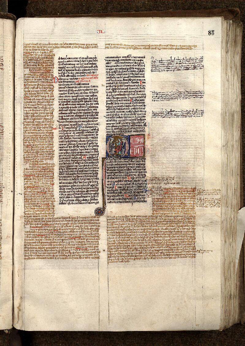 Douai, Bibl. mun., ms. 0592, f. 085 - vue 1