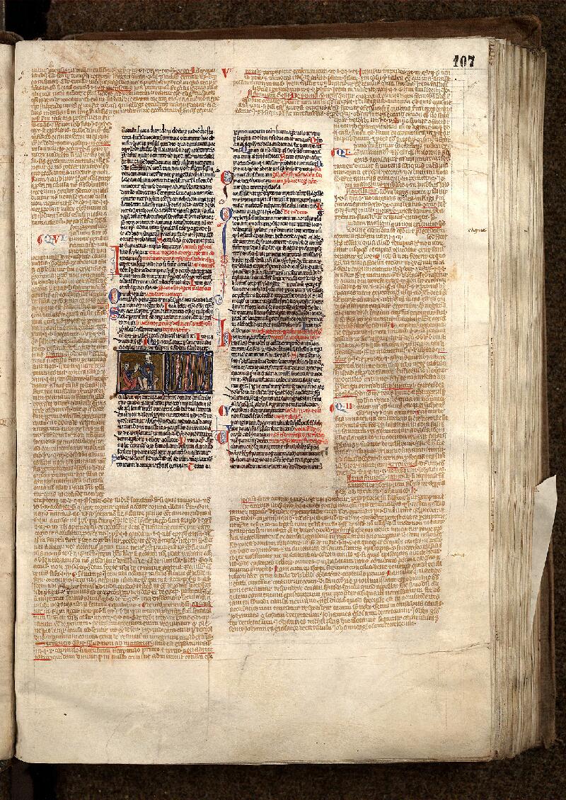 Douai, Bibl. mun., ms. 0592, f. 107 - vue 1