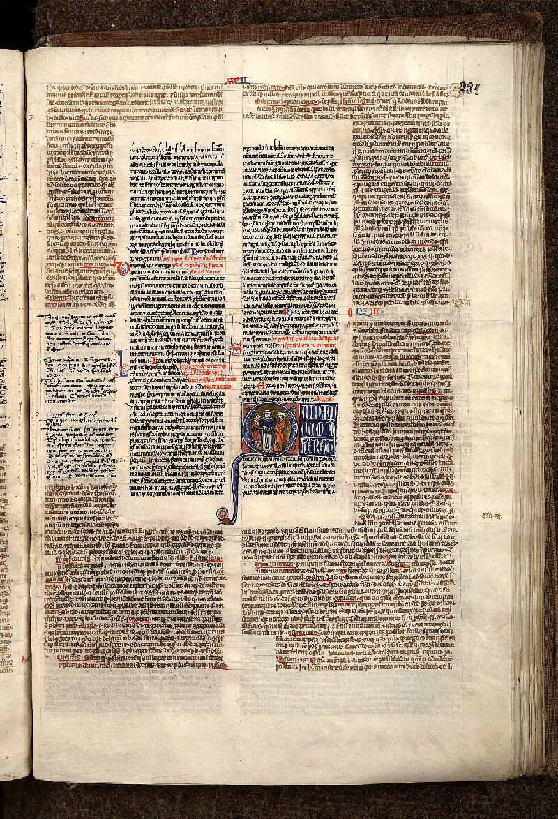 Douai, Bibl. mun., ms. 0592, f. 231 - vue 1