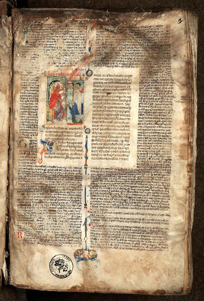 Douai, Bibl. mun., ms. 0601, f. 001 - vue 2