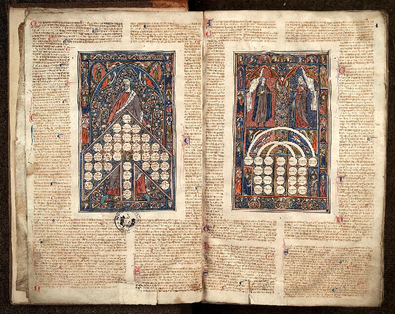 Douai, Bibl. mun., ms. 0602, f. 003v-004 - vue 2