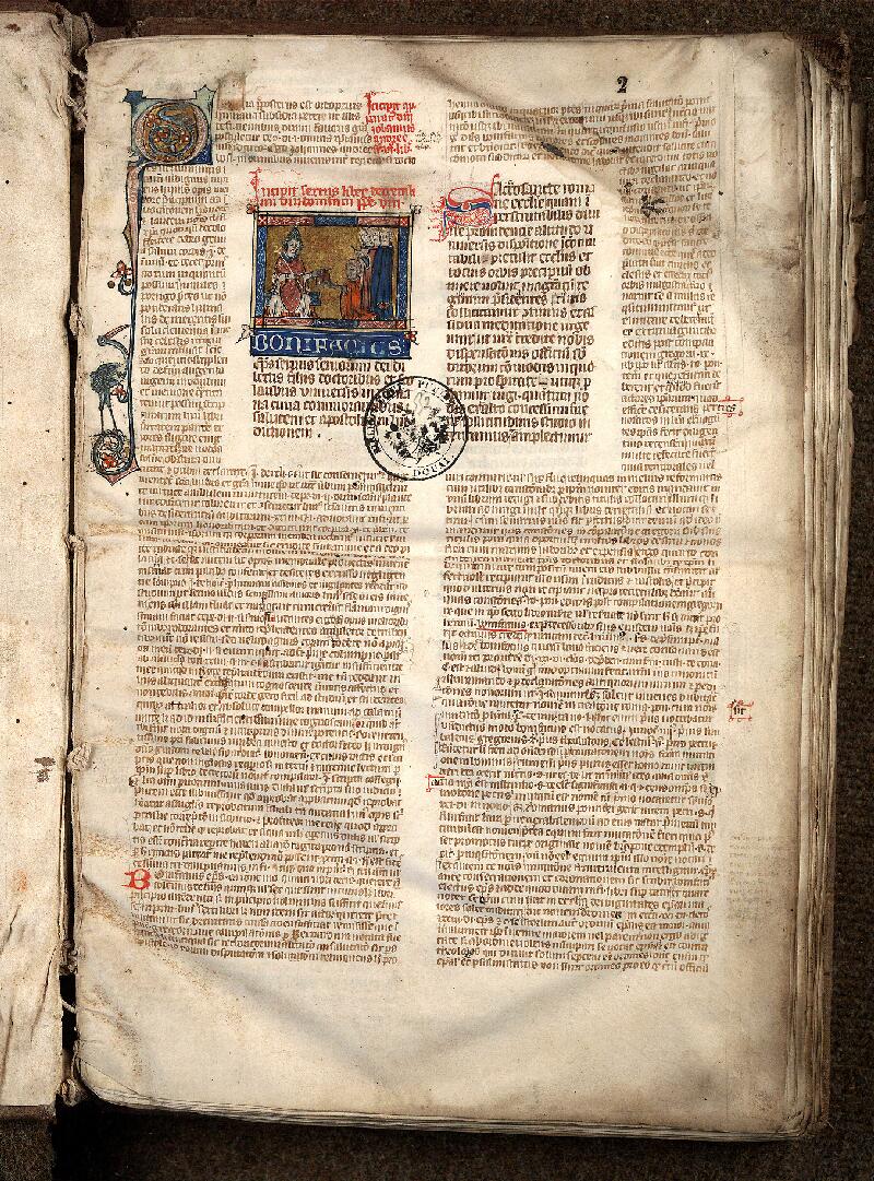 Douai, Bibl. mun., ms. 0616, f. 002 - vue 2