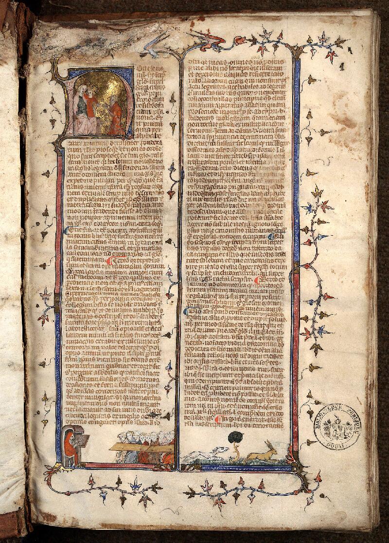 Douai, Bibl. mun., ms. 0619, f. 001 - vue 2