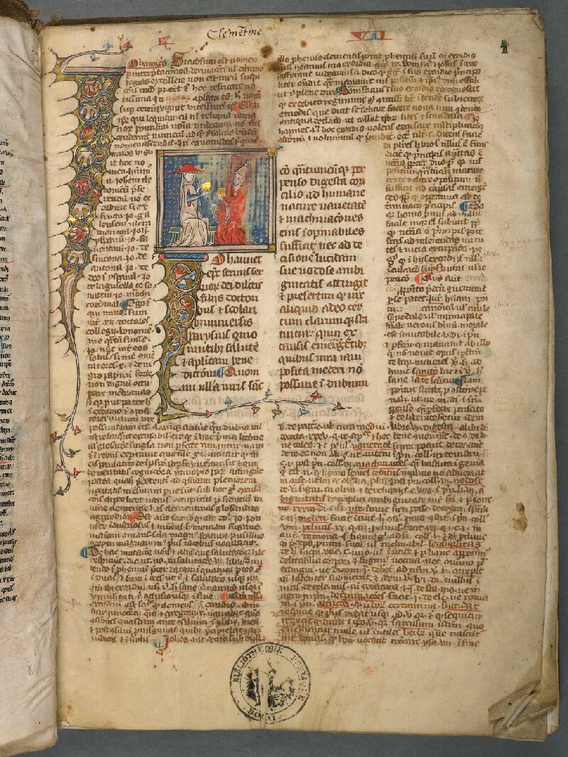 Douai, Bibl. mun., ms. 0623, f. 001 - vue 2