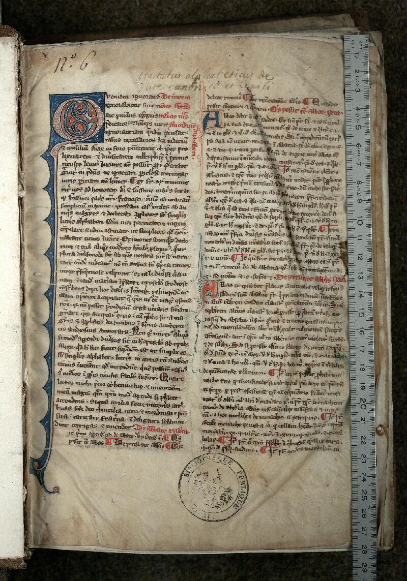 Douai, Bibl. mun., ms. 0639, f. 001 - vue 1
