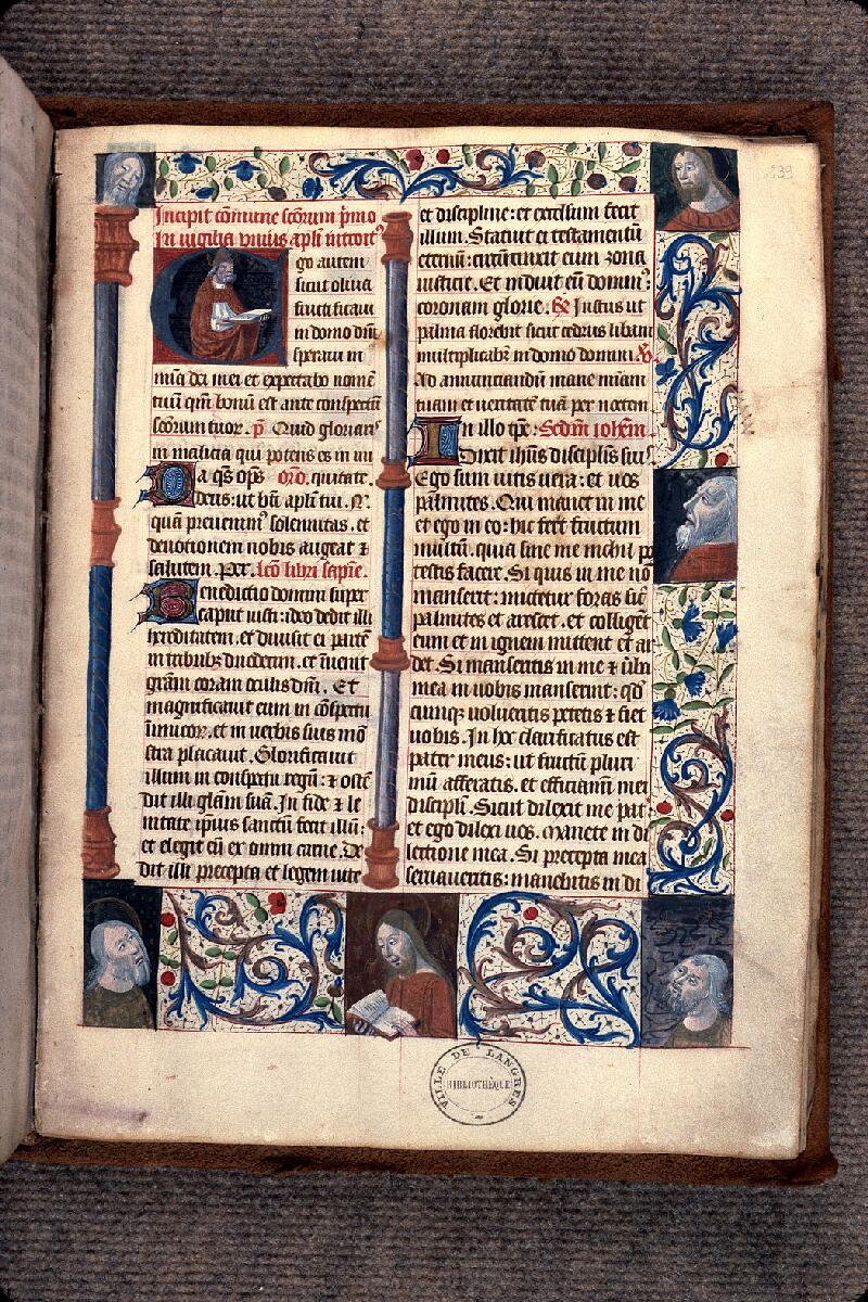 Langres, Bibl. mun., ms. 0002, f. 299 - vue 1