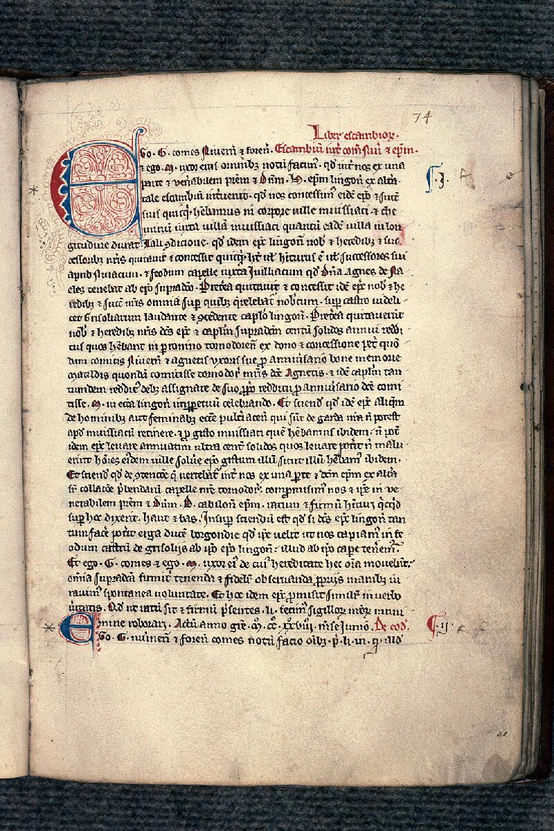 Langres, Bibl. mun., ms. 0037, f. 074 - vue 2