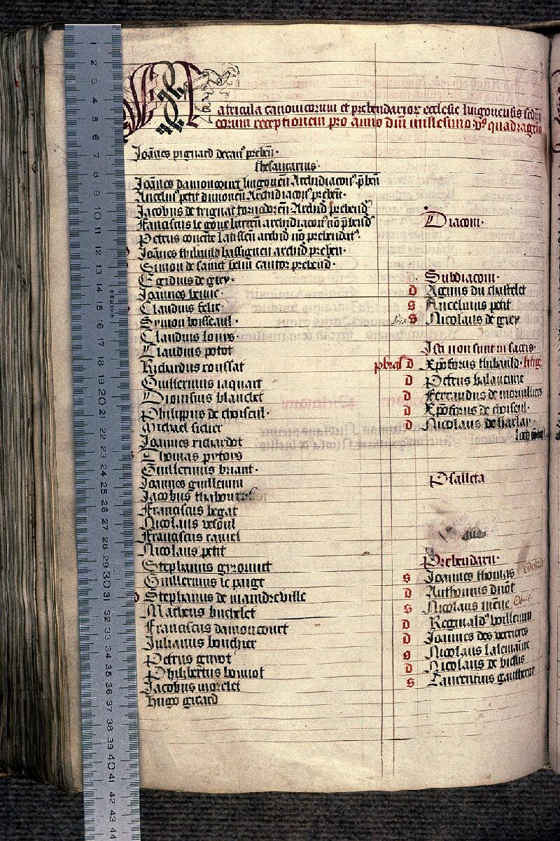 Langres, Bibl. mun., ms. 0054, f. 161v - vue 1