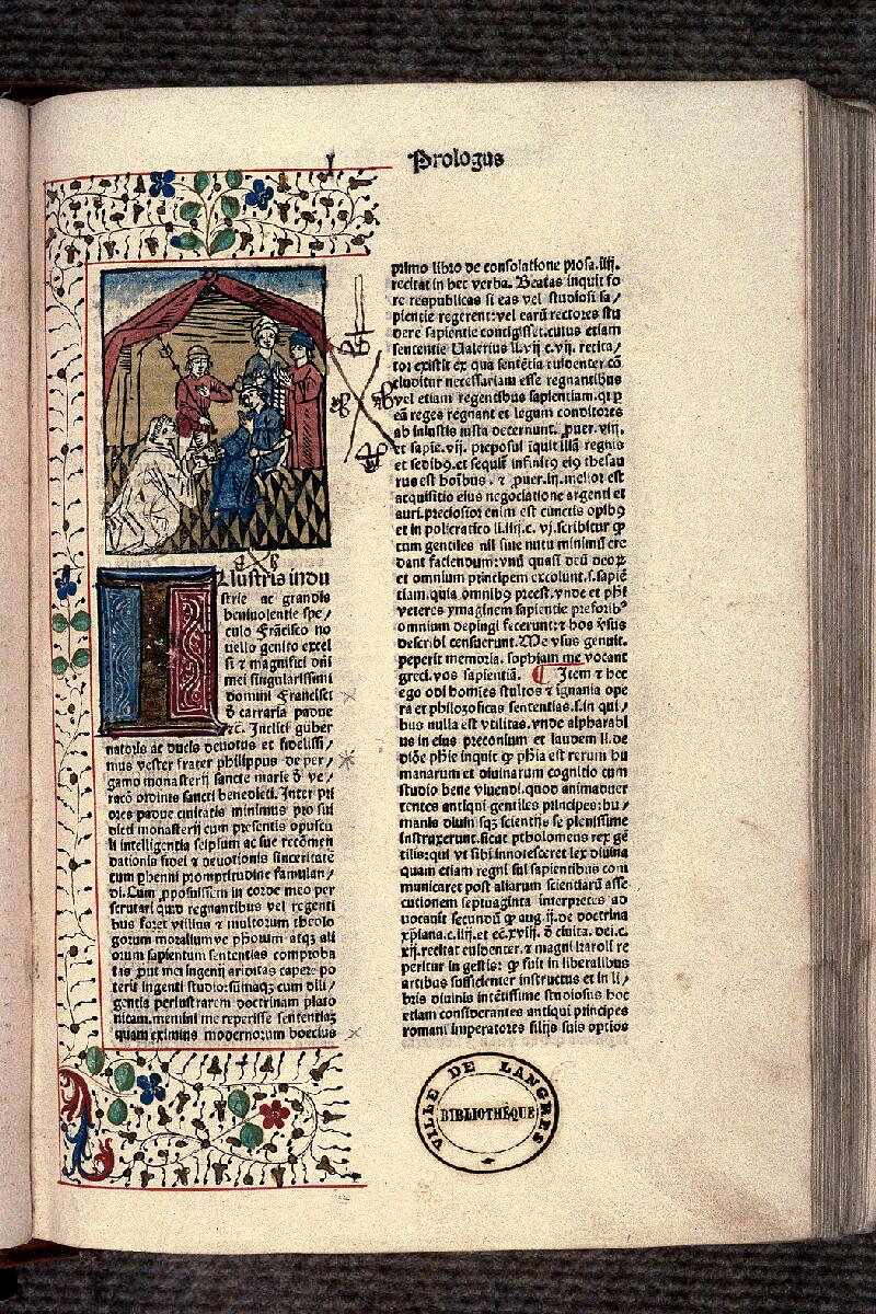 Langres, Bibl. mun., inc. 35, f. 001 - vue 1