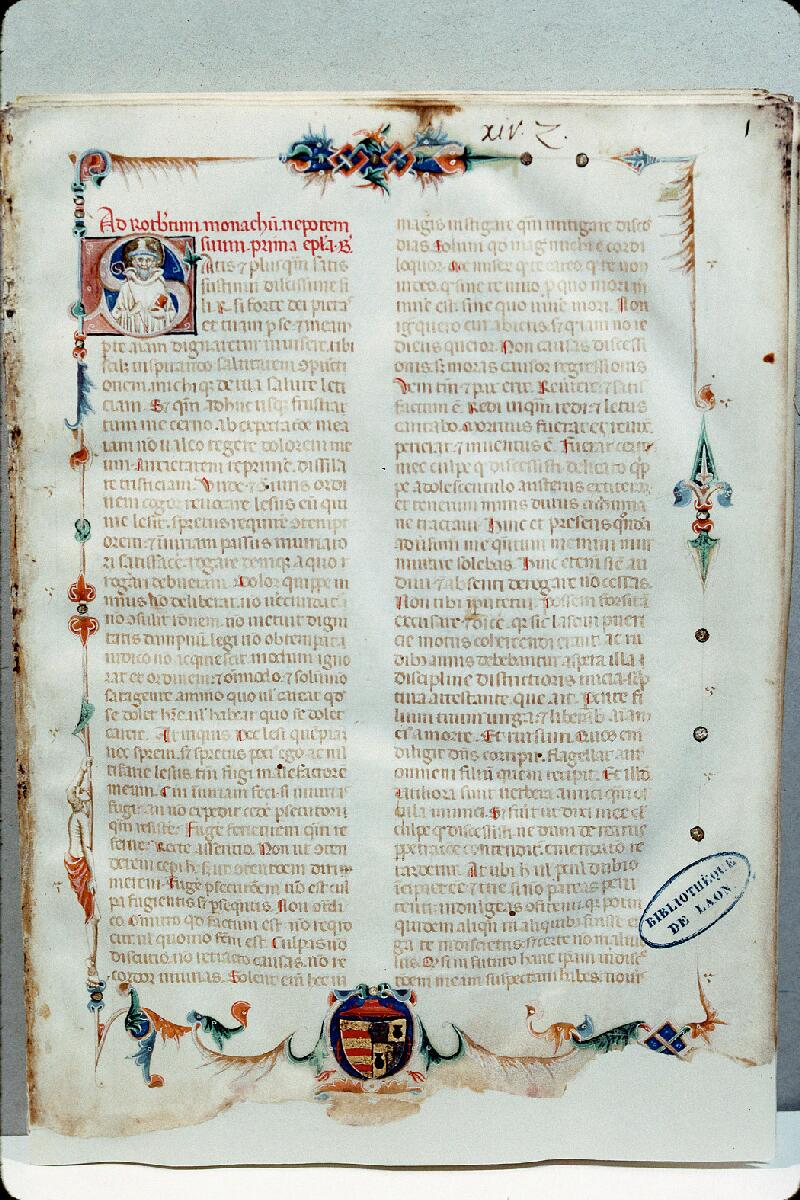 Laon, Bibl. mun., ms. 0168, f. 001 - vue 1