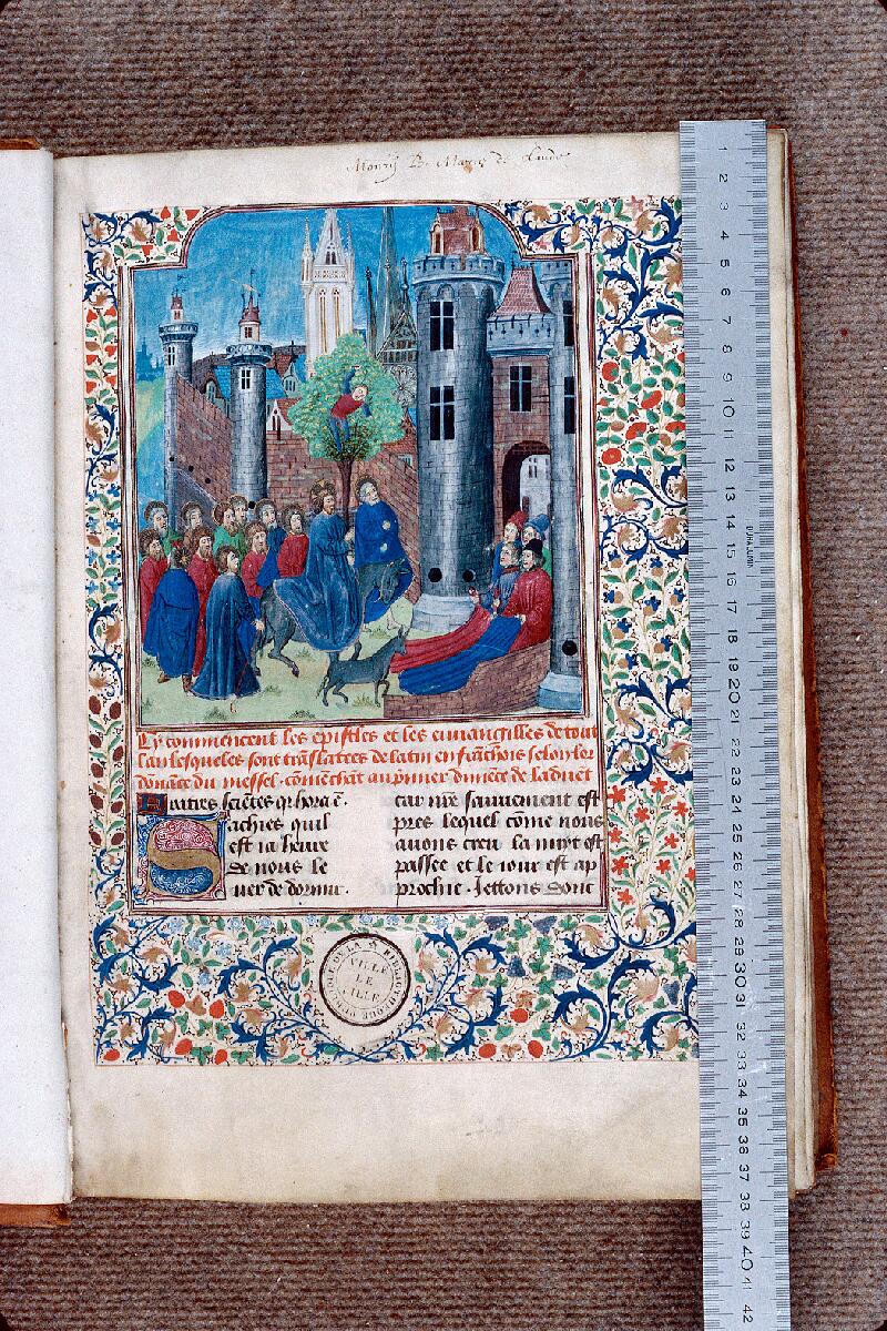 Lille, Bibl. mun., ms. 0034, f. 001 - vue 1