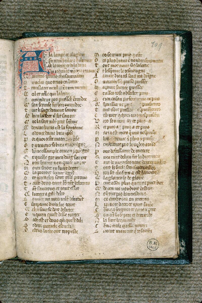 Lille, Bibl. mun., ms. 0130, f. 109