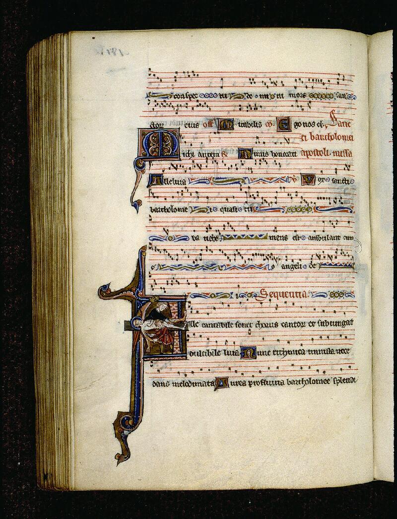 Limoges, Bibl. mun., ms. 0002, f. 181v - vue 1