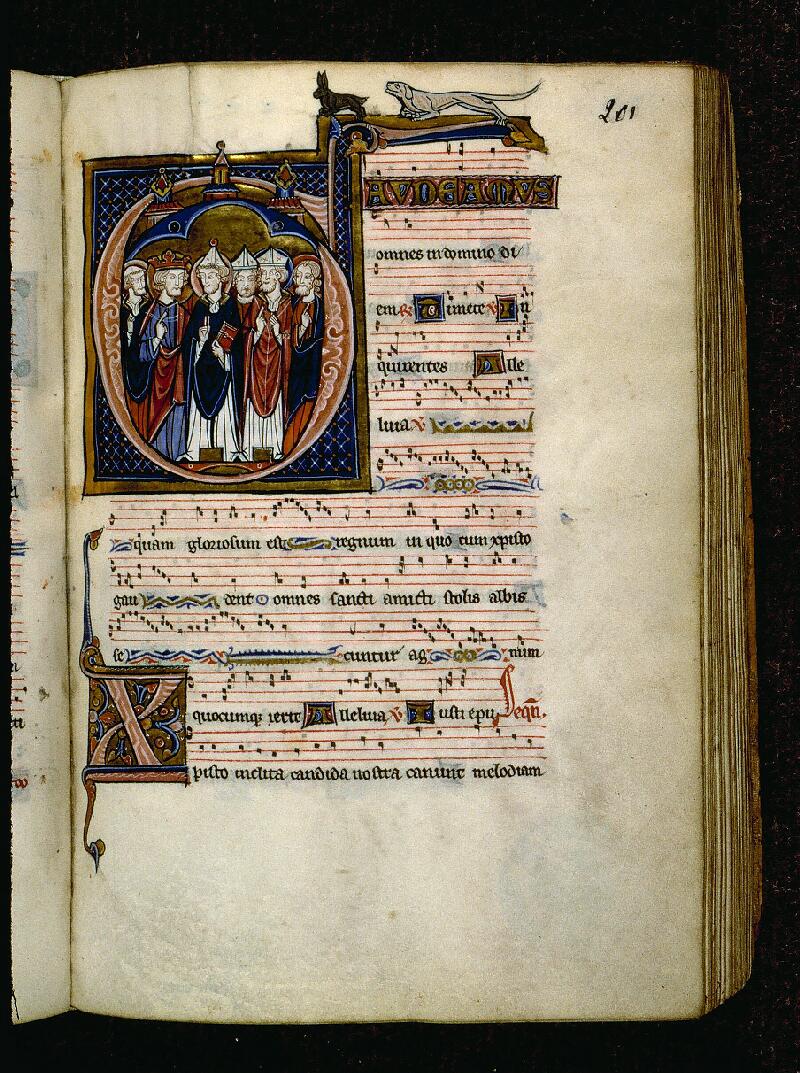Limoges, Bibl. mun., ms. 0002, f. 201 - vue 1