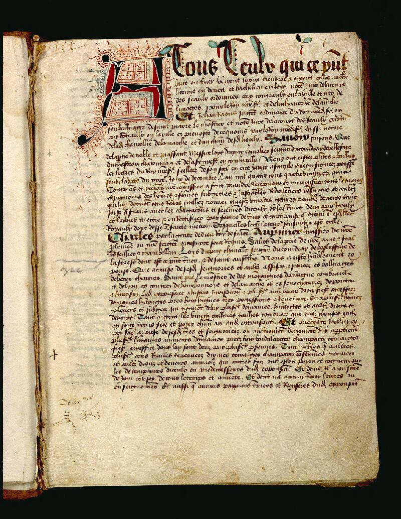 Limoges, Bibl. mun., ms. 0206, f. 001 - vue 2