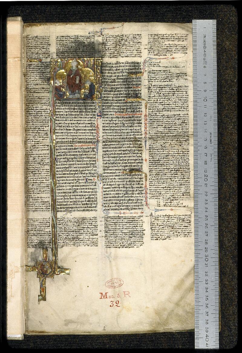 Lyon, Bibl. univ., ms. 0006, f. 001 - vue 1