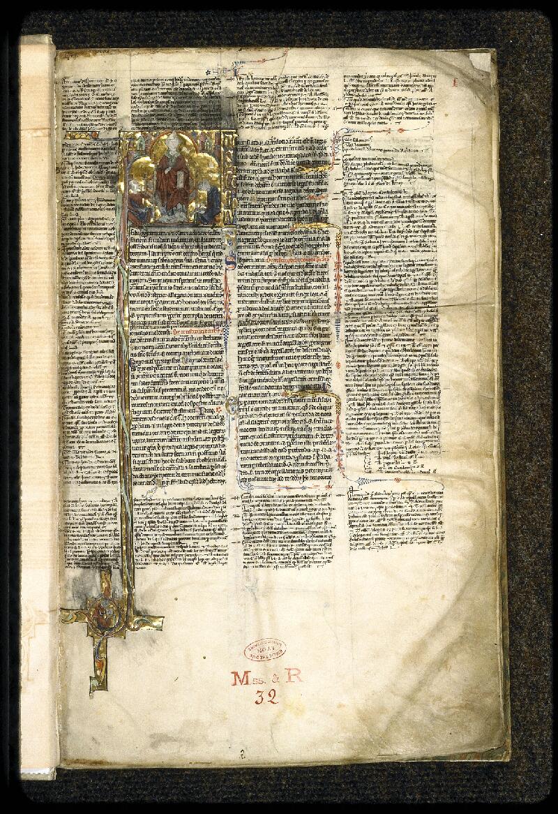 Lyon, Bibl. univ., ms. 0006, f. 001 - vue 2