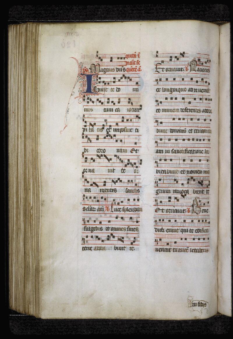 Lyon, Bibl. univ., ms. 0011, f. 120v - vue 1