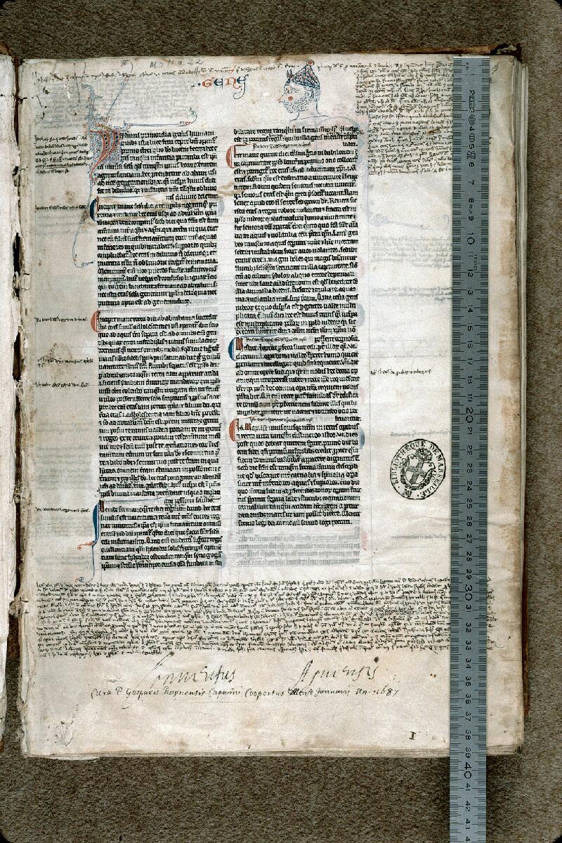 Marseille, Bibl. mun., ms. 0011, f. 004 - vue 1