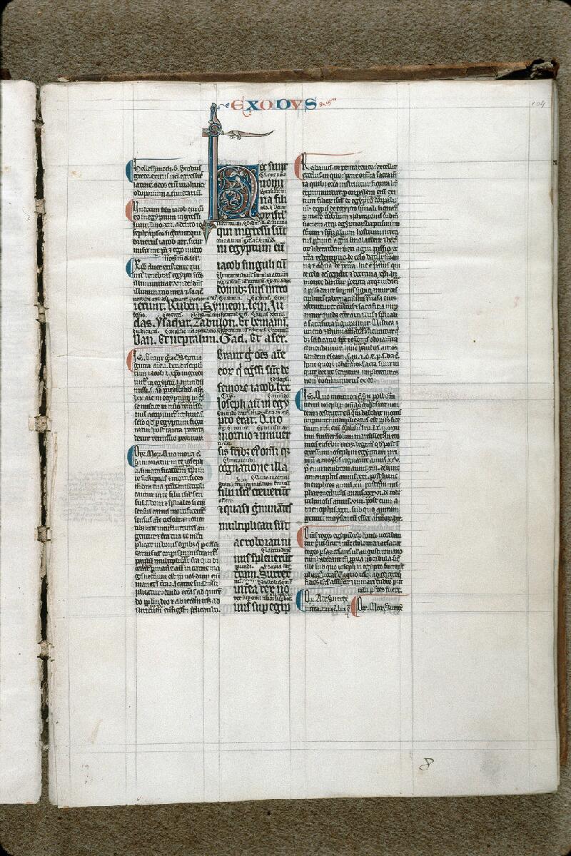 Marseille, Bibl. mun., ms. 0011, f. 104 - vue 1