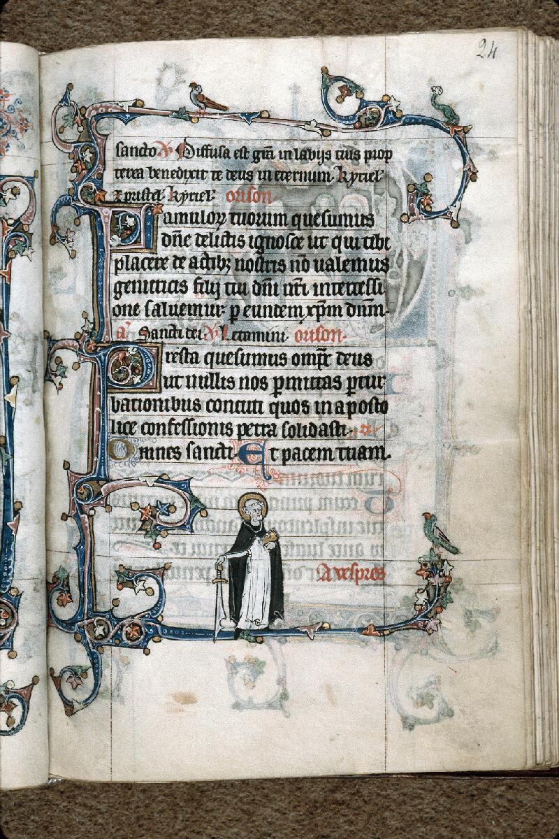 Marseille, Bibl. mun., ms. 0111, f. 024 - vue 1