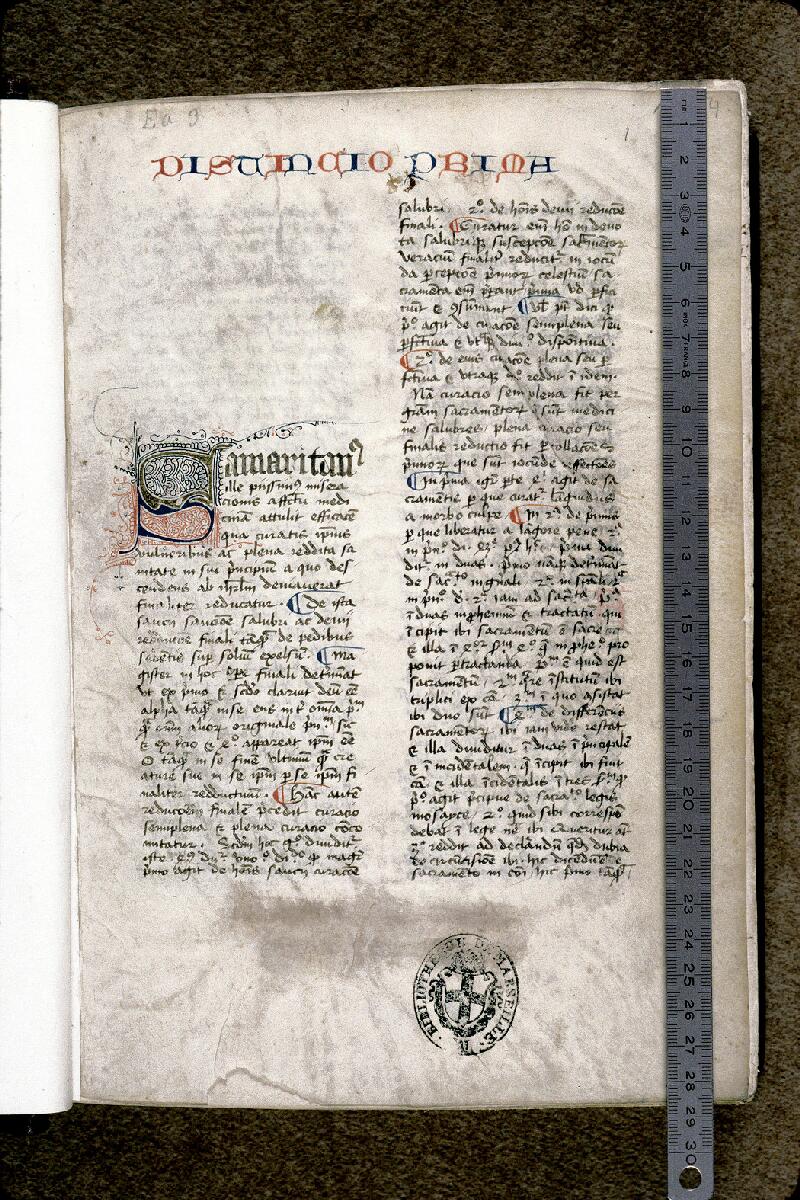 Marseille, Bibl. mun., ms. 0254, f. 001 - vue 1