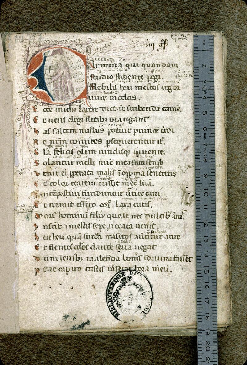 Marseille, Bibl. mun., ms. 0727, f. 002 - vue 1