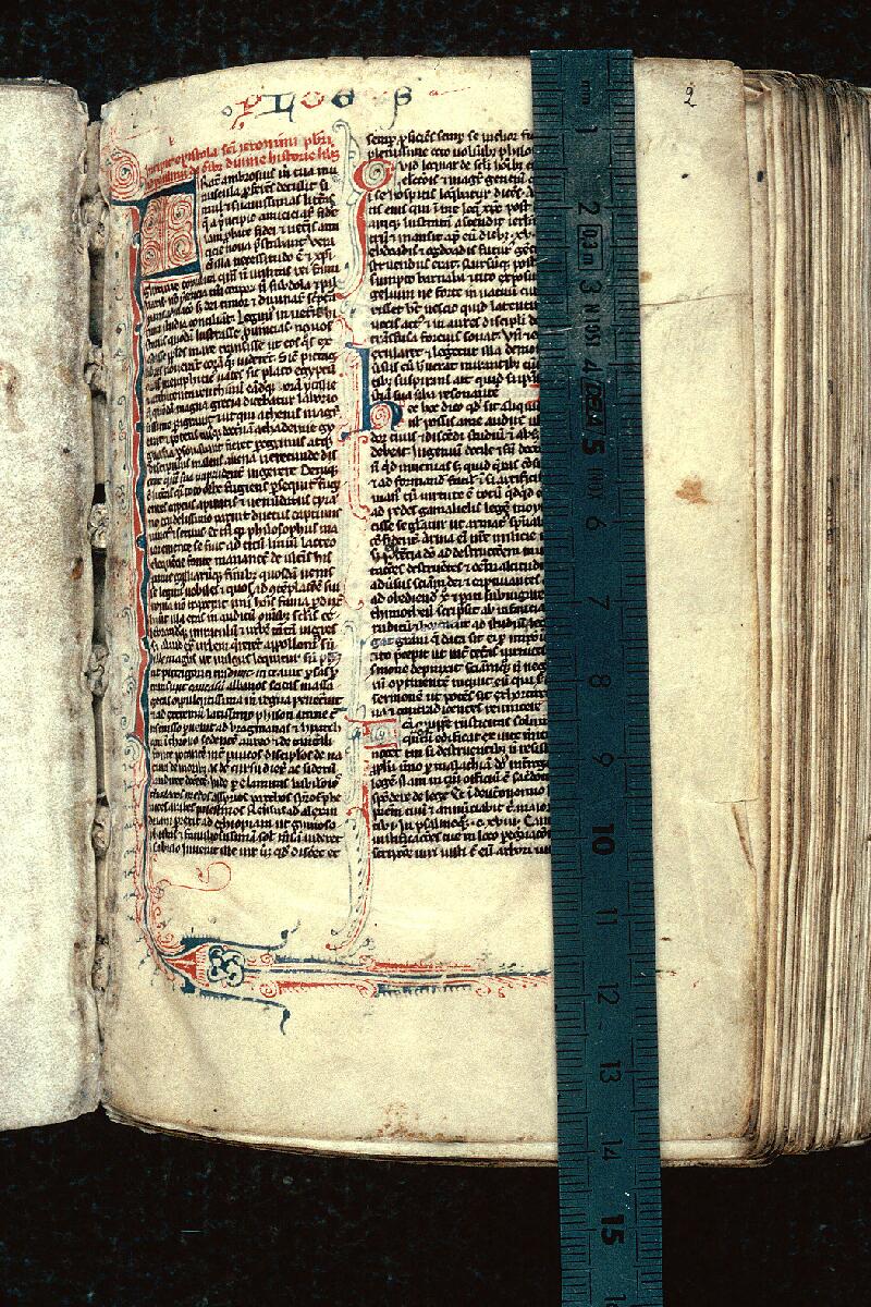 Melun, Bibl. mun., ms. 0001, f. 002 - vue 1
