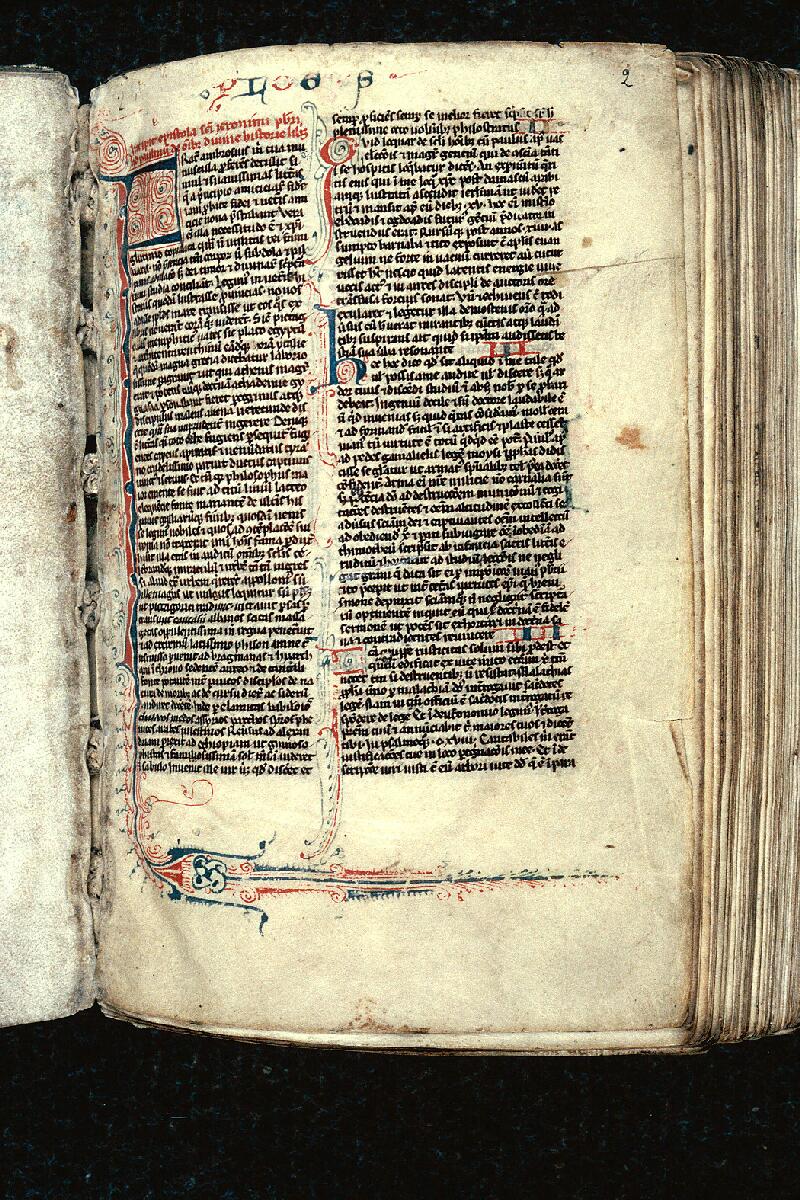 Melun, Bibl. mun., ms. 0001, f. 002 - vue 2