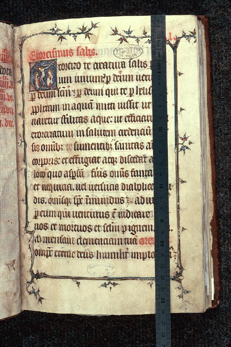 Melun, Bibl. mun., ms. 0013, f. 001 - vue 1