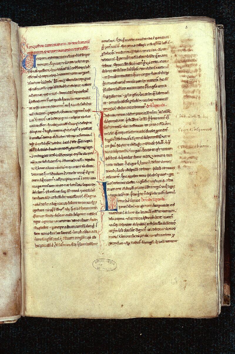 Melun, Bibl. mun., ms. 0017, f. 002 - vue 2