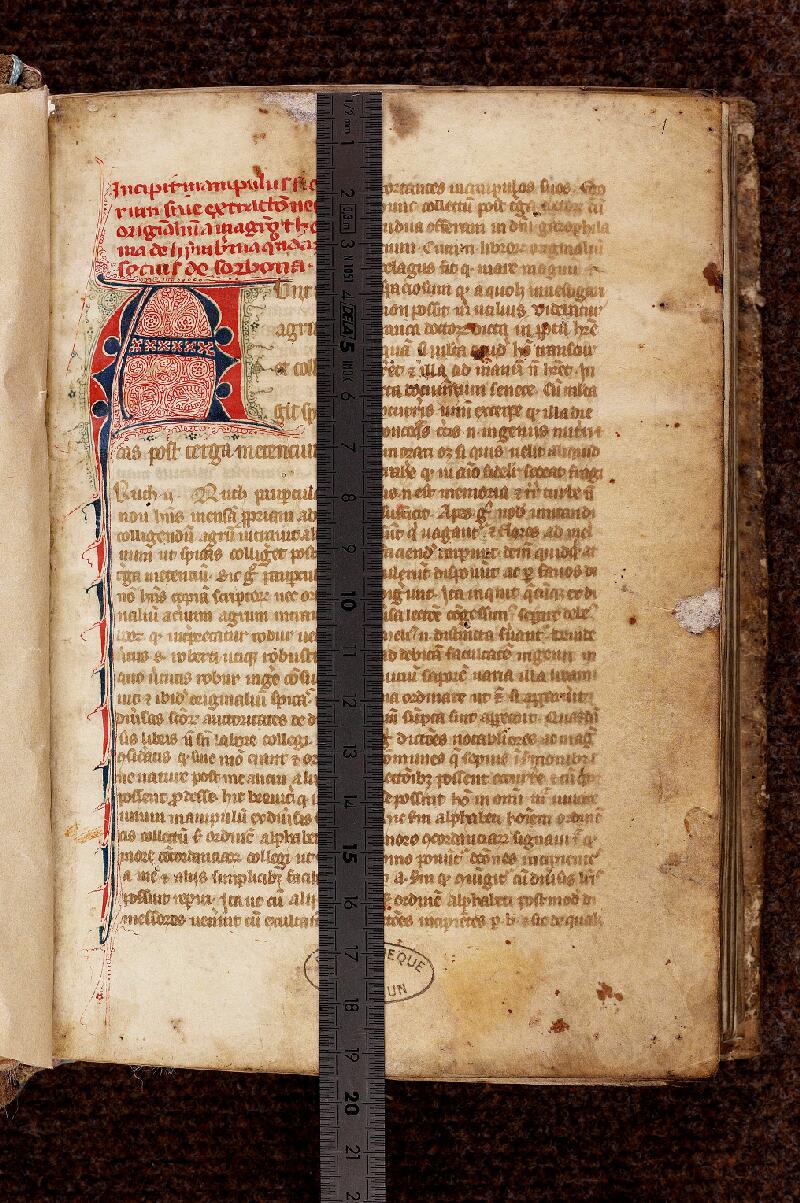 Melun, Bibl. mun., ms. 0016, f. 001 - vue 1