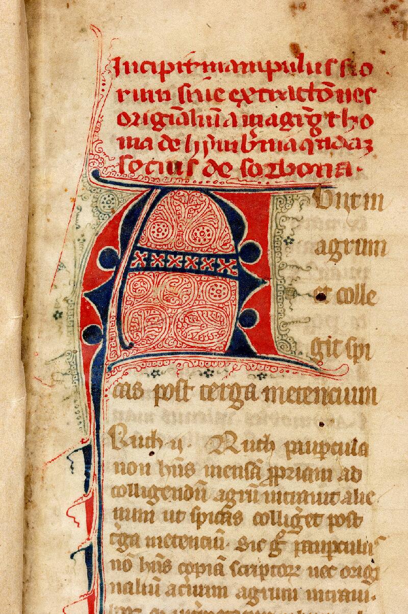 Melun, Bibl. mun., ms. 0016, f. 001 - vue 3