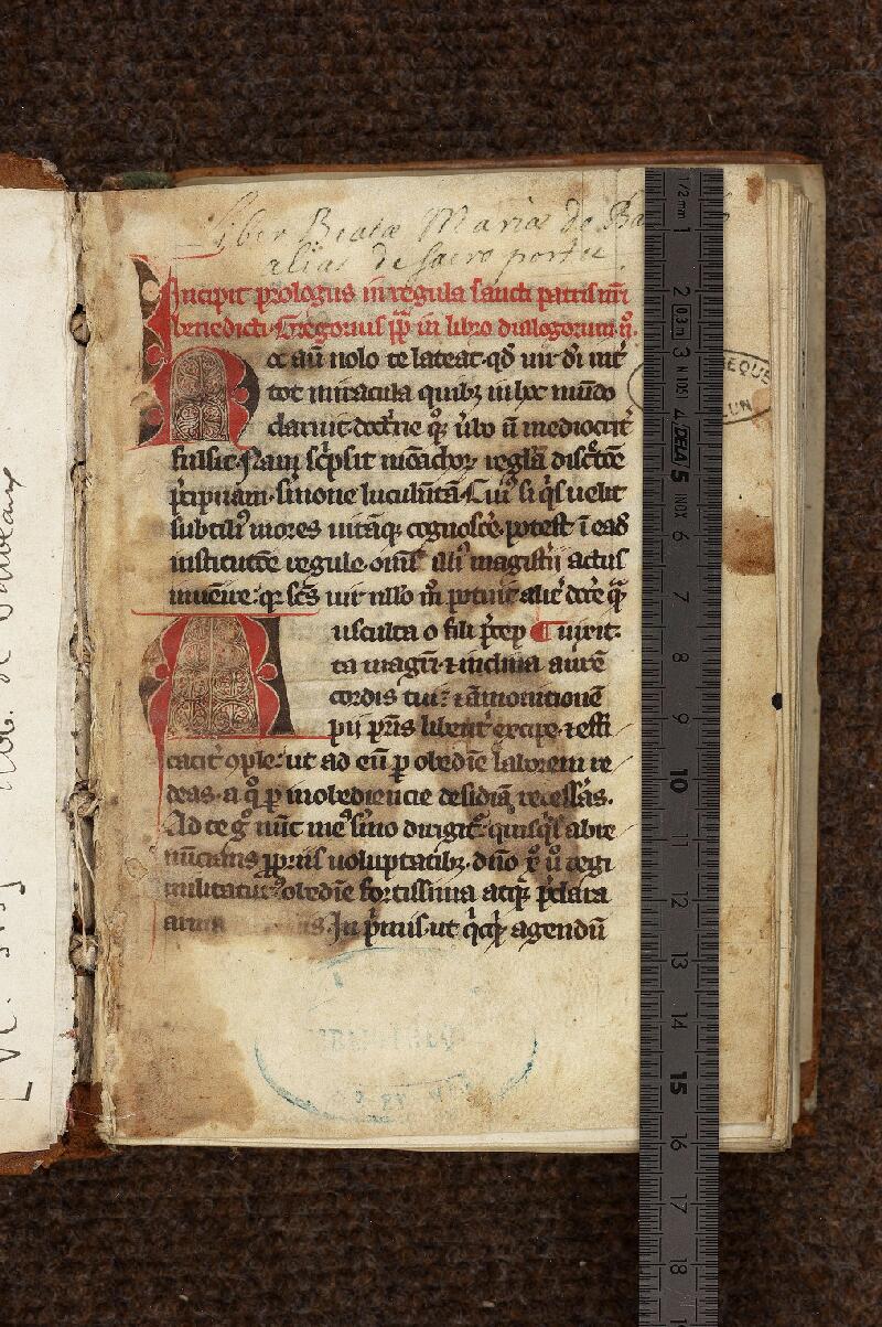 Melun, Bibl. mun., ms. 0055, f. 001 - vue 1