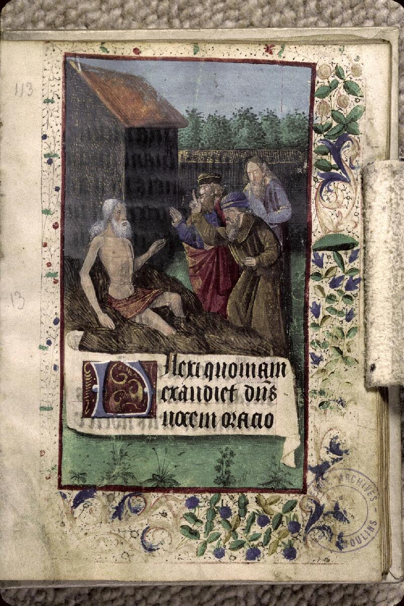 Moulins, Bibl. mun., ms. 0080, f. 113 - vue 1
