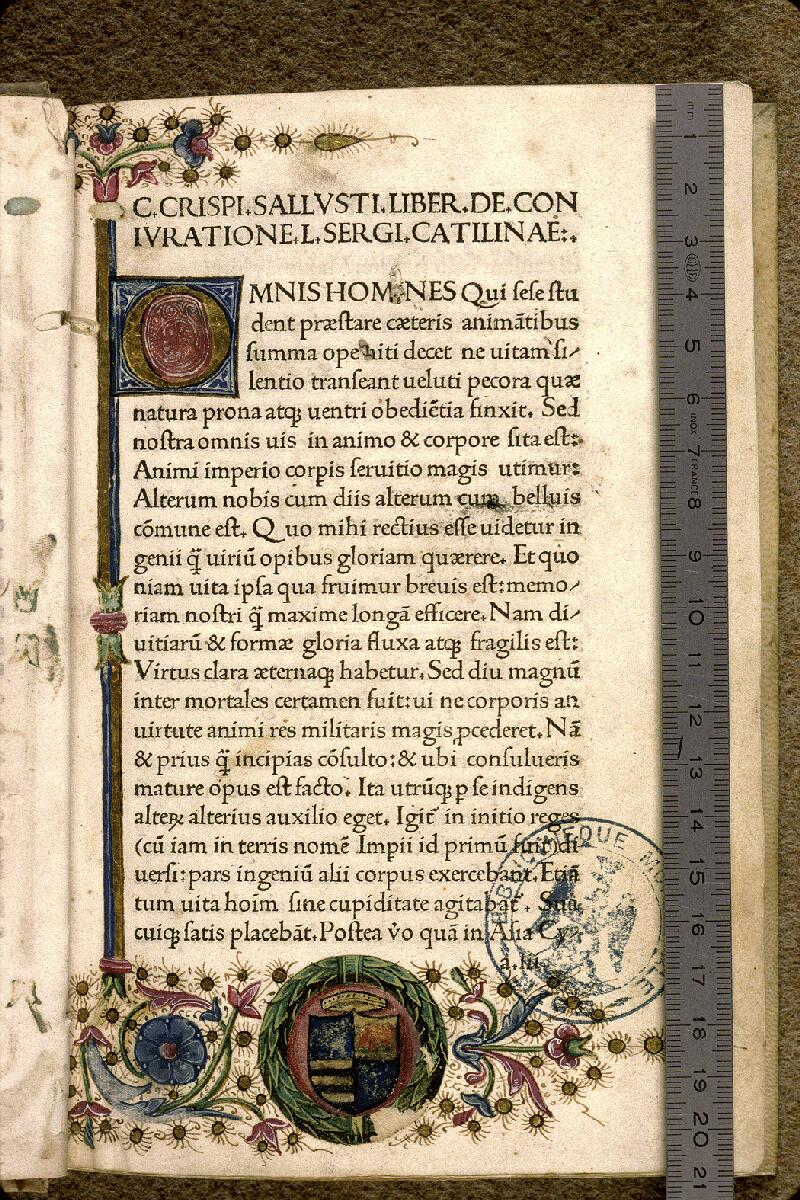 Nice, Bibl. mun., inc. 056, f. a 4 - vue 1