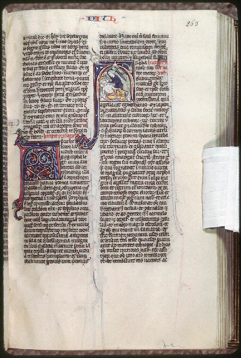 Orléans, Bibl. mun., ms. 0007, f. 265 - vue 1