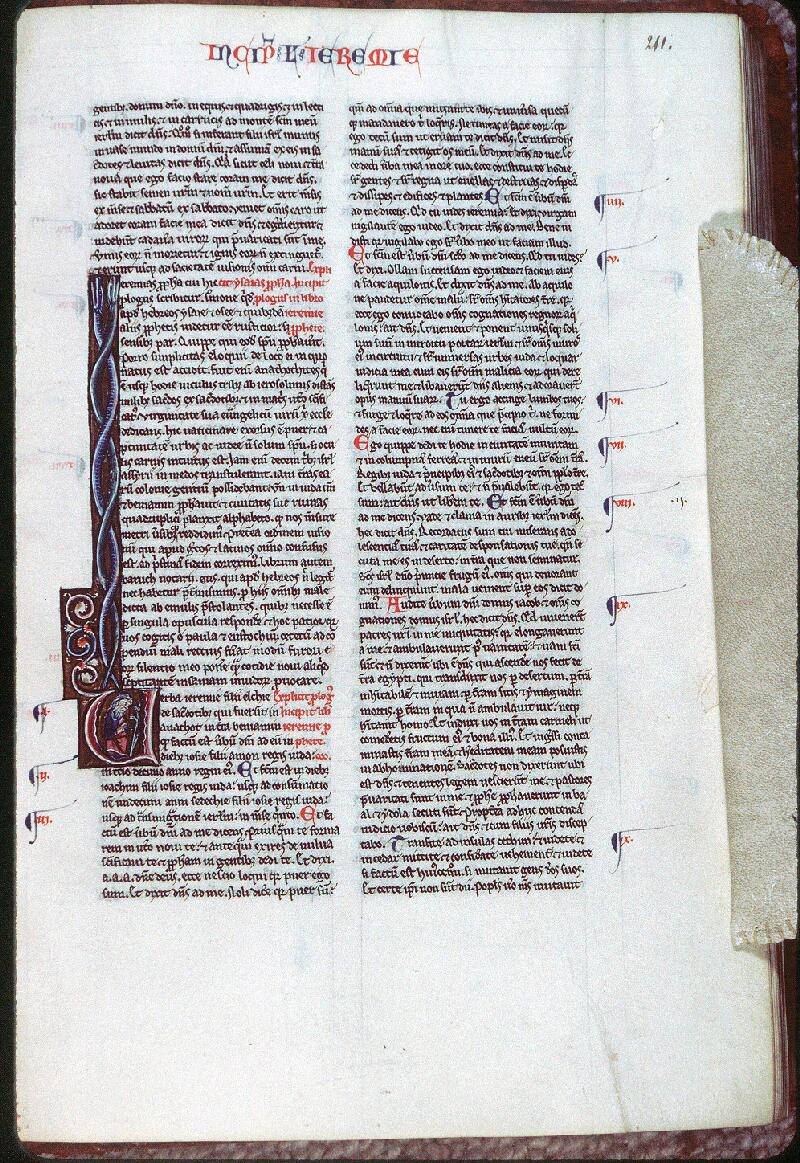 Orléans, Bibl. mun., ms. 0012, f. 211 - vue 1