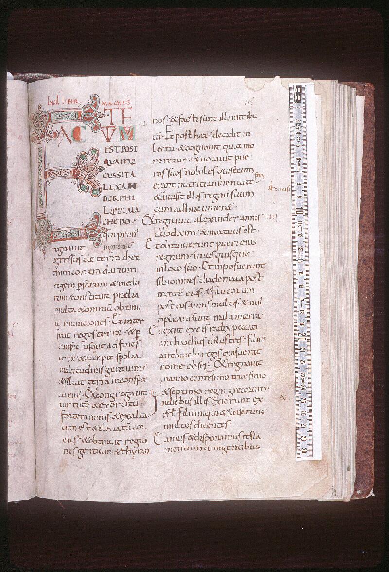 Orléans, Bibl. mun., ms. 0016, p. 115 - vue 1