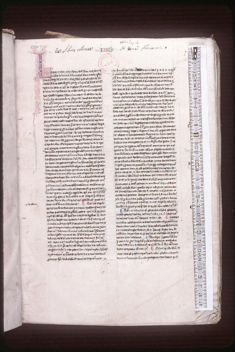 Orléans, Bibl. mun., ms. 0025, p. 001 - vue 1