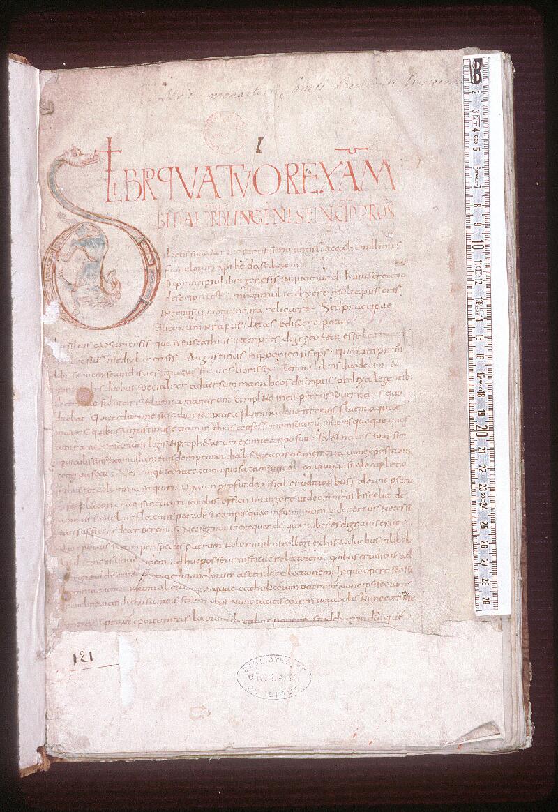 Orléans, Bibl. mun., ms. 0034, p. 001 - vue 1
