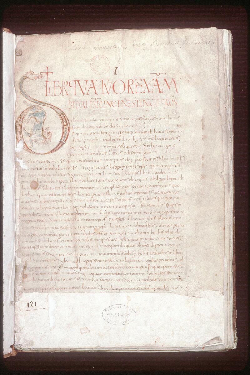 Orléans, Bibl. mun., ms. 0034, p. 001 - vue 2