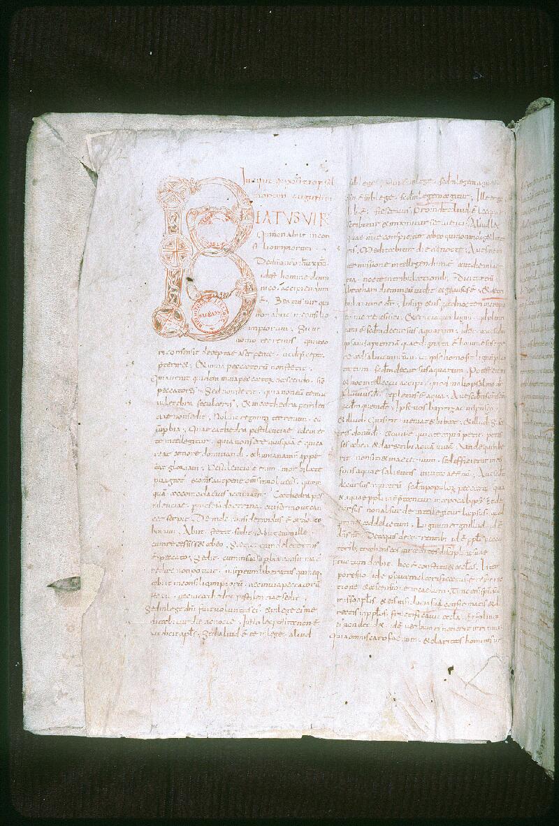 Orléans, Bibl. mun., ms. 0045, p. 002 - vue 2