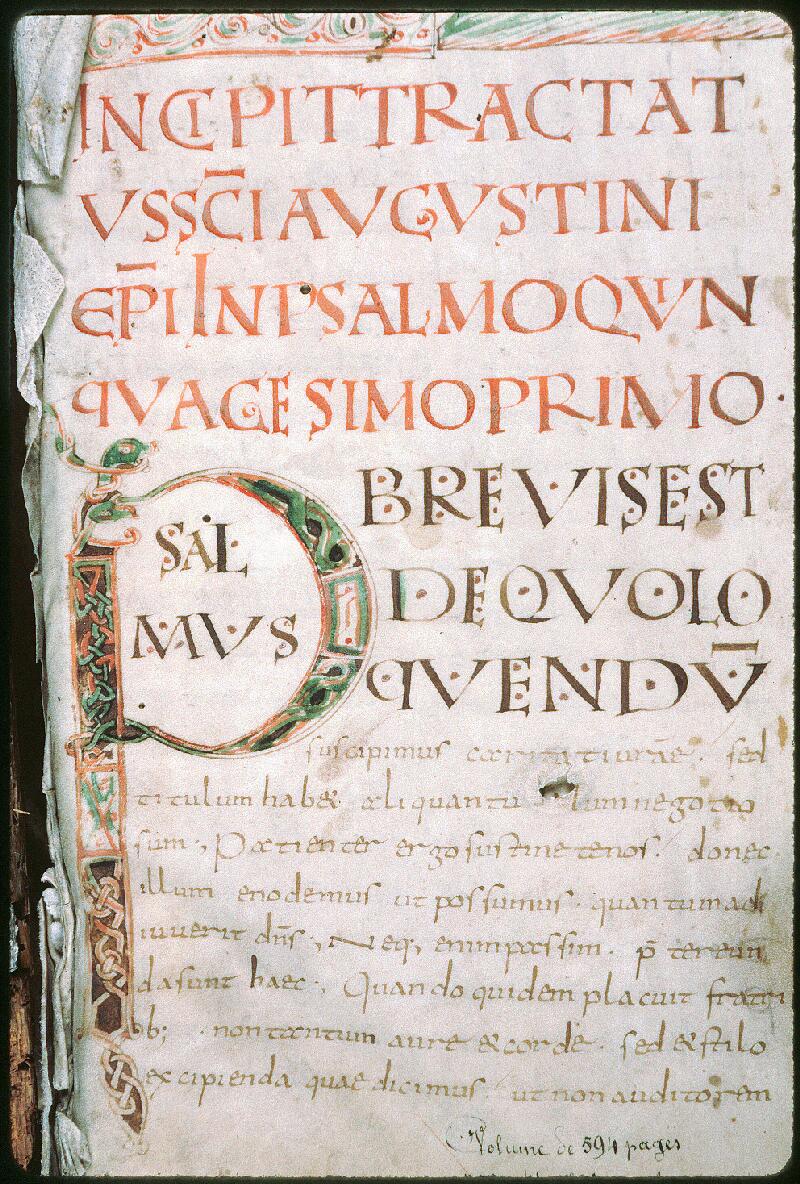 Orléans, Bibl. mun., ms. 0046, p. 001 - vue 4