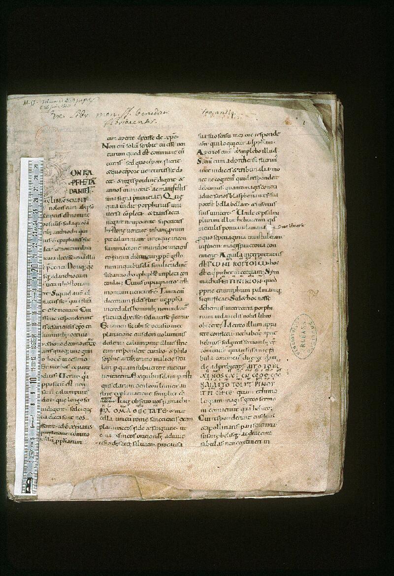 Orléans, Bibl. mun., ms. 0060, p. 001 - vue 1