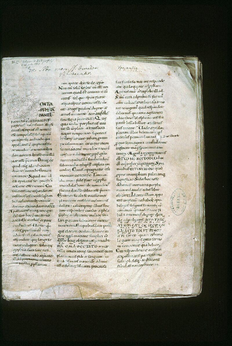 Orléans, Bibl. mun., ms. 0060, p. 001 - vue 2