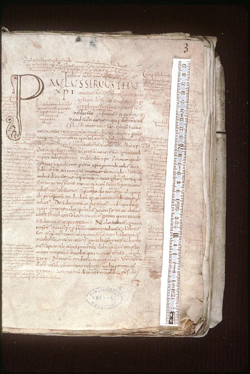 Orléans, Bibl. mun., ms. 0082, p. 003 - vue 1
