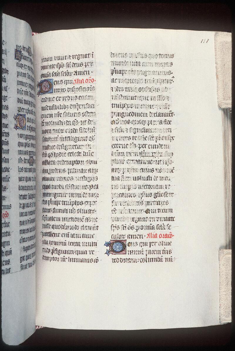 Orléans, Bibl. mun., ms. 0126, f. 118 - vue 1